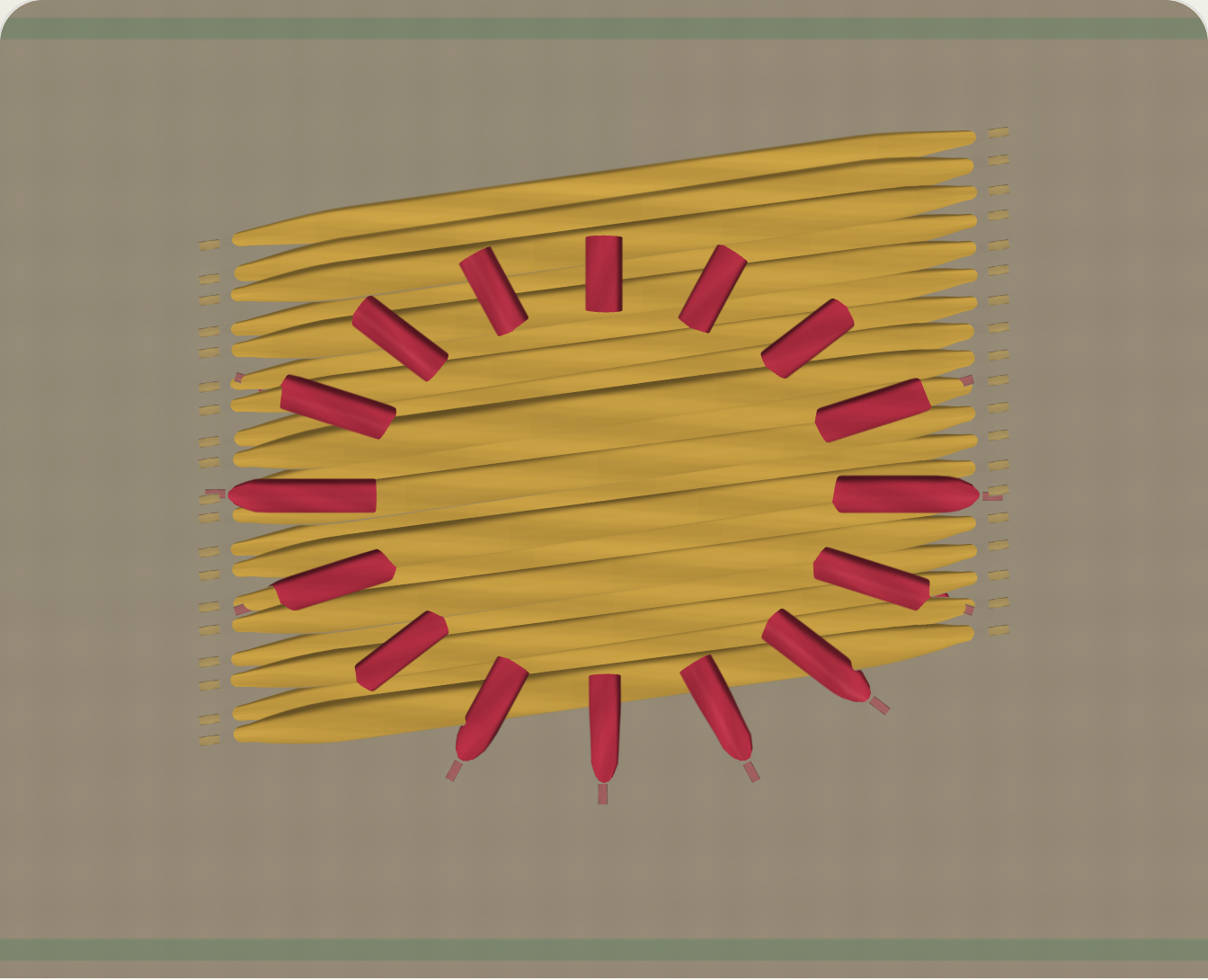 Dense fill and radial line renderer preview